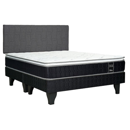 PH CELTA | Black Soul cama europea base dividida King