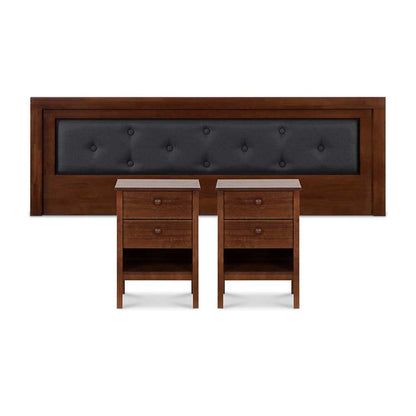 PH | Respaldo + 2 Veladores CIC 2 Plazas Genova