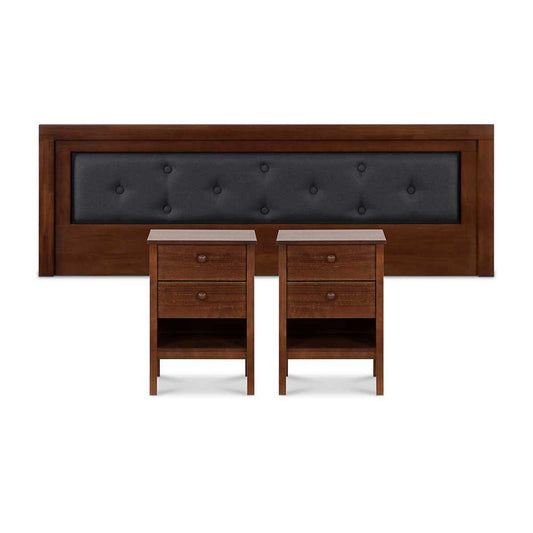 PH | Respaldo + 2 Veladores CIC 2 Plazas Genova