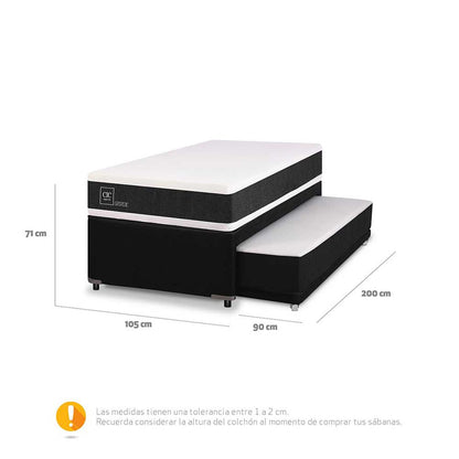 PH CIC | Ortopedic Cama nido 1.5 plazas