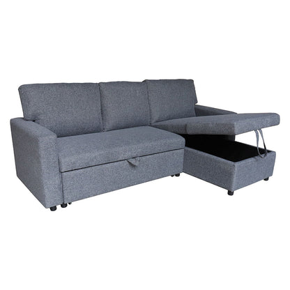 PH | Sofá seccional cama Dark Gray