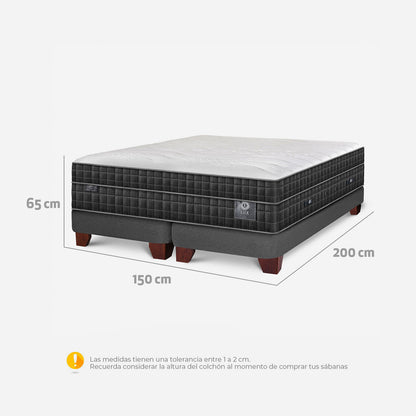 PH CIC | Lux Cama europea base dividida 2 plazas