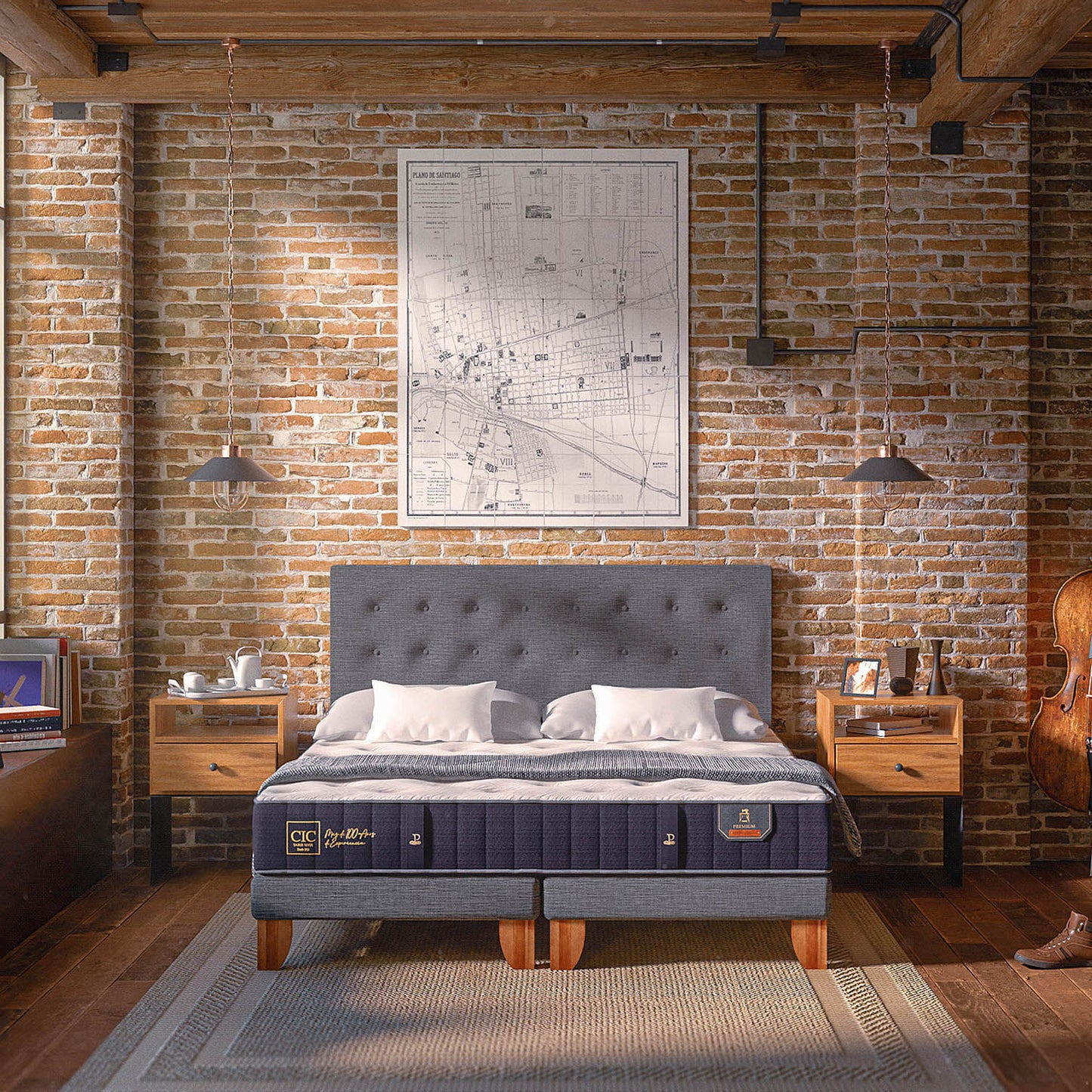 PH CIC | Premium Cama europea base dividida King