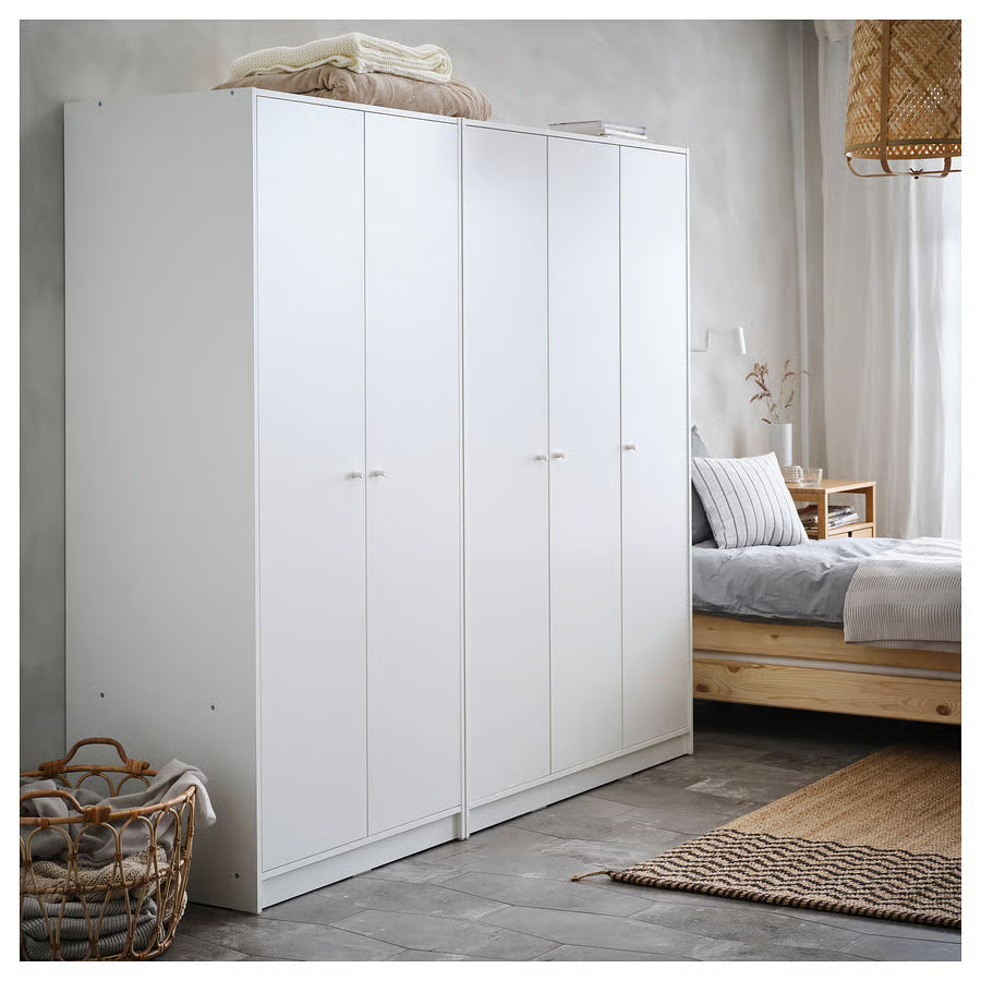 PH | Clóset con 2-3 puertas blanco 79/117 x 176 cm