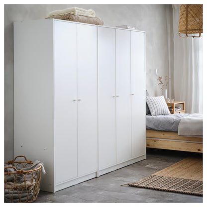 PH | Clóset con 2-3 puertas blanco 79/117 x 176 cm