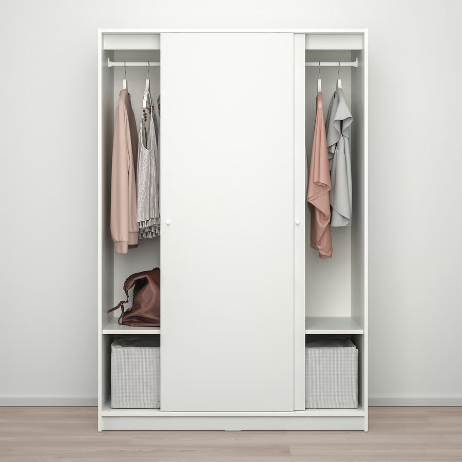 PH | Clóset con puertas correderas blanco 117 x 176